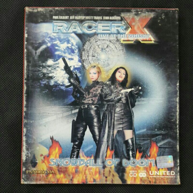 VCD music วีซีดีเพลง RACER X ; LIVE at The WHISKY /Snowball of Doom ☆[2VCD/Gold Disc]