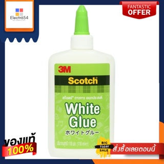 LATEX กาวลาเท็กซ์ ทั่วไป SCOTCH WH 118MLLATEX GLUE SCOTCH 118ML WHITE