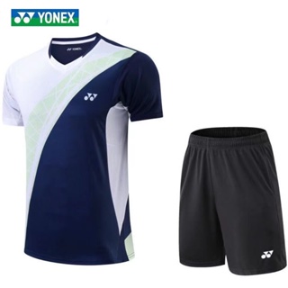 Yonex เสื้อเชิ้ตแบดมินตัน แขนสั้น ระบายอากาศ แห้งเร็ว สําหรับผู้ชาย และผู้หญิง 6234