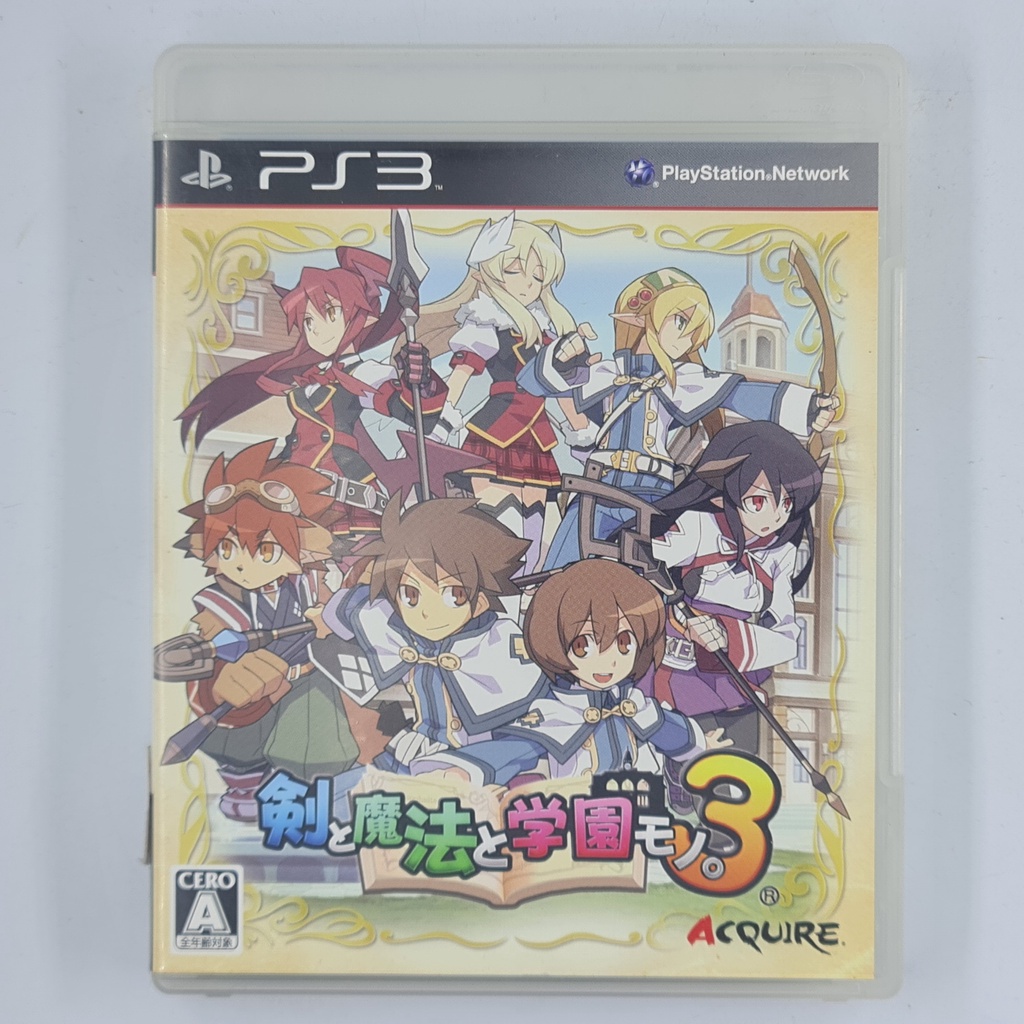 [00075] Ken to Mahou to Gakuen Mono 3 (JP)(PS3)(USED) แผ่นเกมแท้ มือสอง !!