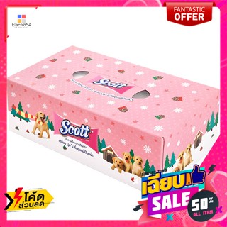 Scott สก๊อตต์ กระดาษเช็ดหน้า 115 แผ่น คละแบบ Scott Facial Tissue 115 Sheets Assorted Stylesไม้กวาดและไม้ถูพื้น