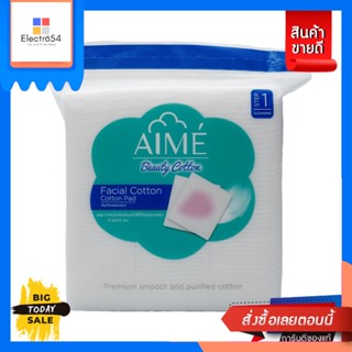 Aime(เอเม่)  AIME เอเม่ Facial Cotton Pads สำลีสำหรับผิวหน้า 40g  70 แผ่น [Best Seller] AIME Facial Cotton Pads