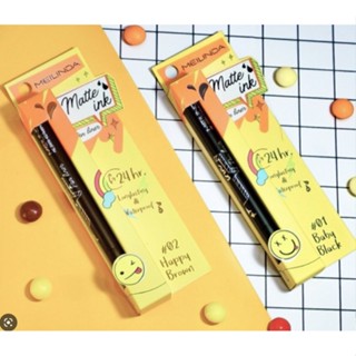 ⚡FLASH SALE⚡♡พร้อมส่ง Mei Linda Matte Ink Pen Liner : Meilinda เมลินดา อายไลเนอร์ MC3080