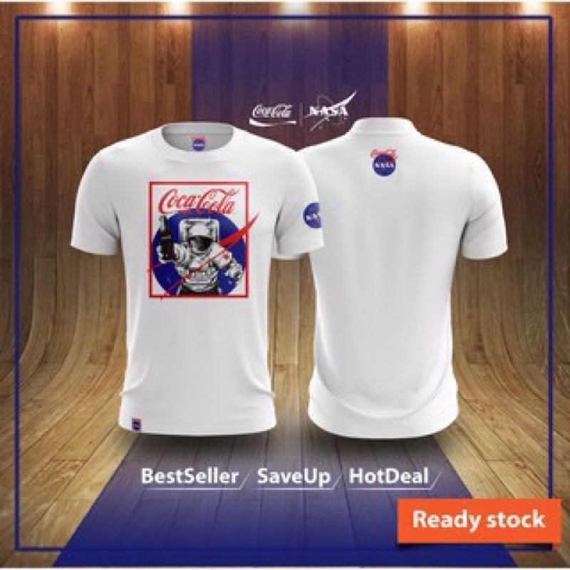 เสื้อยืด Nasa x Coke/Baju Nasa Cotton