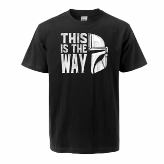 Men The Mandalorian T Shirts 2020 Summer Tops Tees Cotton Short Sleeve Star Wars This Is My Way Streetwear Crew Nec_01