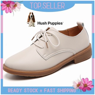 HUSH PUPPIES รองเท้าโลฟเฟอร์ ส้นแบน แบบสวม สําหรับผู้หญิง