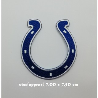 ตัวรีดติดเสื้อ Americasn football Indianapolis Colts ตกแต่งเสื้อผ้า แจ๊คเก็ต Embroidered Iron on Patch  DIY