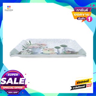 Melamine ถาดเมลามีนทรงเหลี่ยม Kassa Home รุ่น Yl685092 ขนาด 6 นิ้ว ลาย Every Day Fresh Startsquare Melamine Tray  Home M