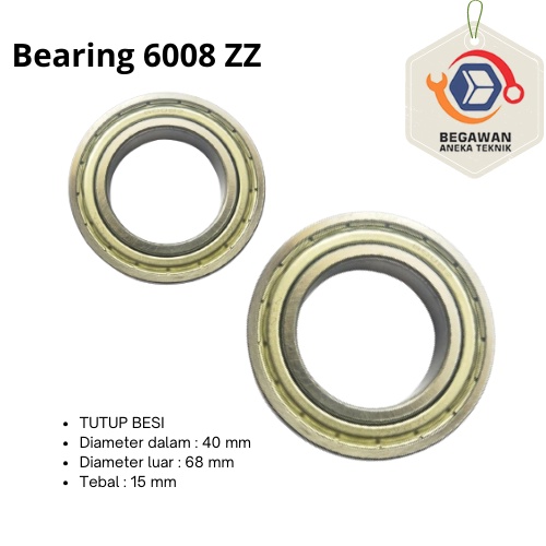 แบริ่ง 6008 ZZ NTN**