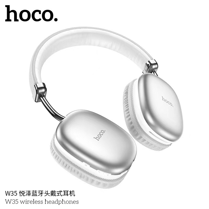 Hoco รุ่น W35 หูฟังY2K สุดชิค หูฟัง​บลูทูธไร้สาย​แบบครอบหู​ รองรับ​การเล่นเพลง​ แบตเตอรี่​ทนทาน​ เสียงดีเกินราคา
