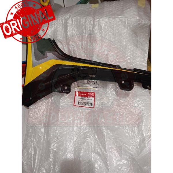 ต้นฉบับ ❕ ฝาครอบตัวถัง Crf150 ซ้าย L สีดํา เหลือง 83610-K84-620ZA 83610K84620ZA รับประกันฮอนด้าแท้ 1