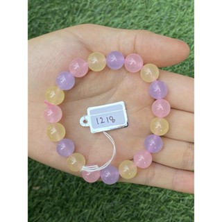 1218 กำไล คาซิโดนี (Chalcedony Beads Bracelet)