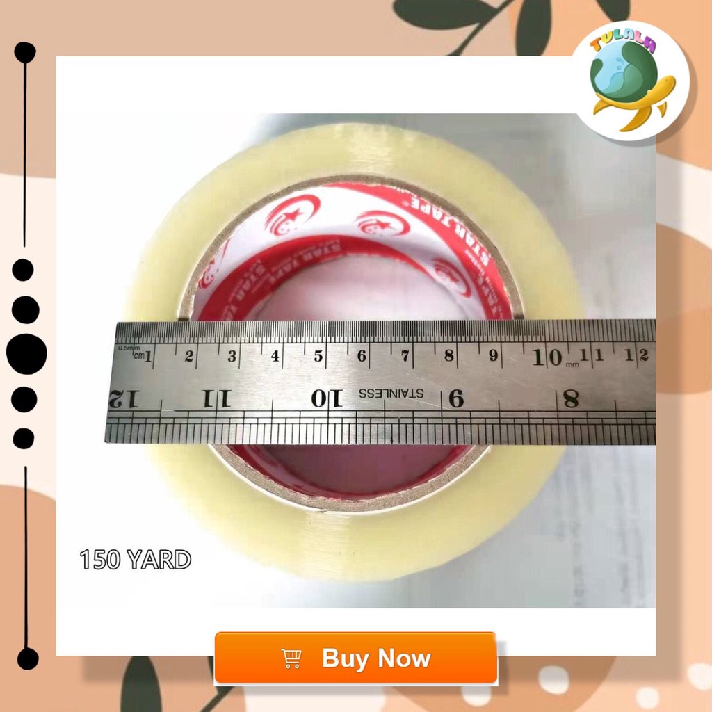 [TULALA Shop] เทปใส 2 INCH 45mm X 150/300 Yards X 45 MICRON DAIMARU Duct Tape คุณภาพ/ความยาวเพียงพอ/