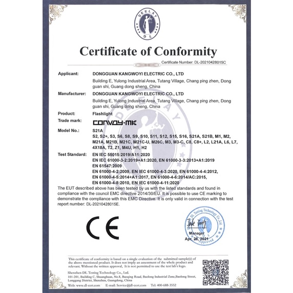 ไฟฉาย Convoy S2+ XHP50.3 Hi 2500lm *แสงกว้าง+พุ่ง - รูปที่ 2