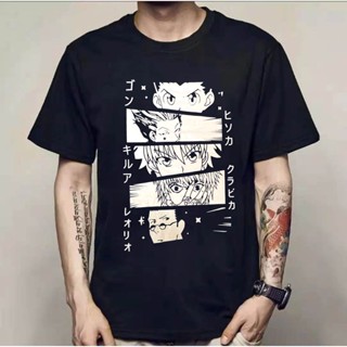 Anime Fashion Tshirt For Men HunterxHunter/Kimetsu no Yaiba Anime Characters Printed_02