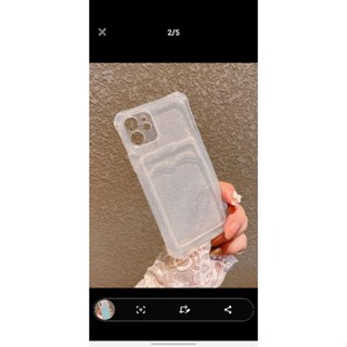 Iphone 12 case แบบใส มาพร้อมช่องใส่บัตร