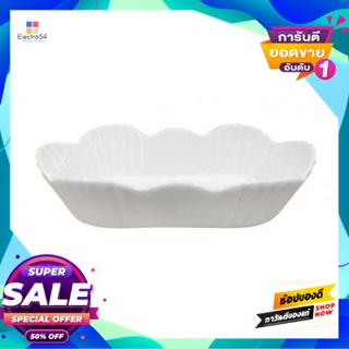 Wavy ถ้วยอบพอร์ซเลนขอบหยักทรงรี Kasse Home รุ่น Yg17-172D สีครีมoval Wavy Edge Porcelain Baking Pan Kasse Home Yg17-172D