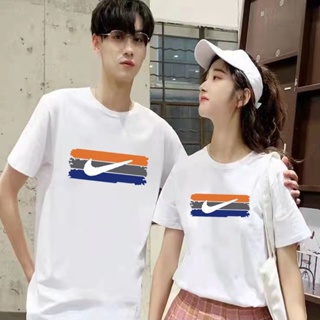 High Quality Cotton Print Couple T-shirt Korean T-shirt #04_02