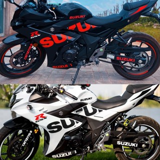 Suzuki GSX250R สติกเกอร์สะท้อนแสง รูปตราสัญลักษณ์ภาษาอังกฤษ กันน้ํา สําหรับติดตกแต่งรถจักรยานยนต์ DIY