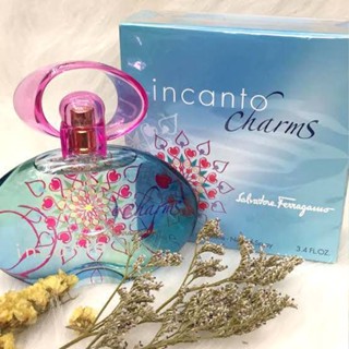 Salvatore Ferragamo Incanto Charms edt 100ml กล่องซีล (เช็คสต้อคทางแชทก่อนทำรายการสั่งซื้อนะคะ)