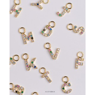 Julysbkk - rainbow alphabet charms