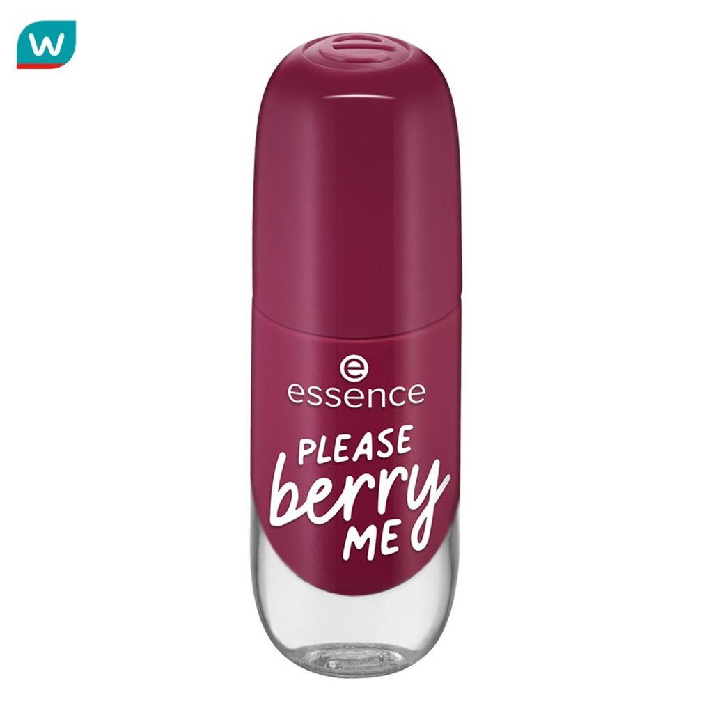 Essence เอสเซนส์ น้ำยาทาเล็บ เจล เนล คัลเลอร์ 8มล. 20 พลีส เบอร์รี่ มี
