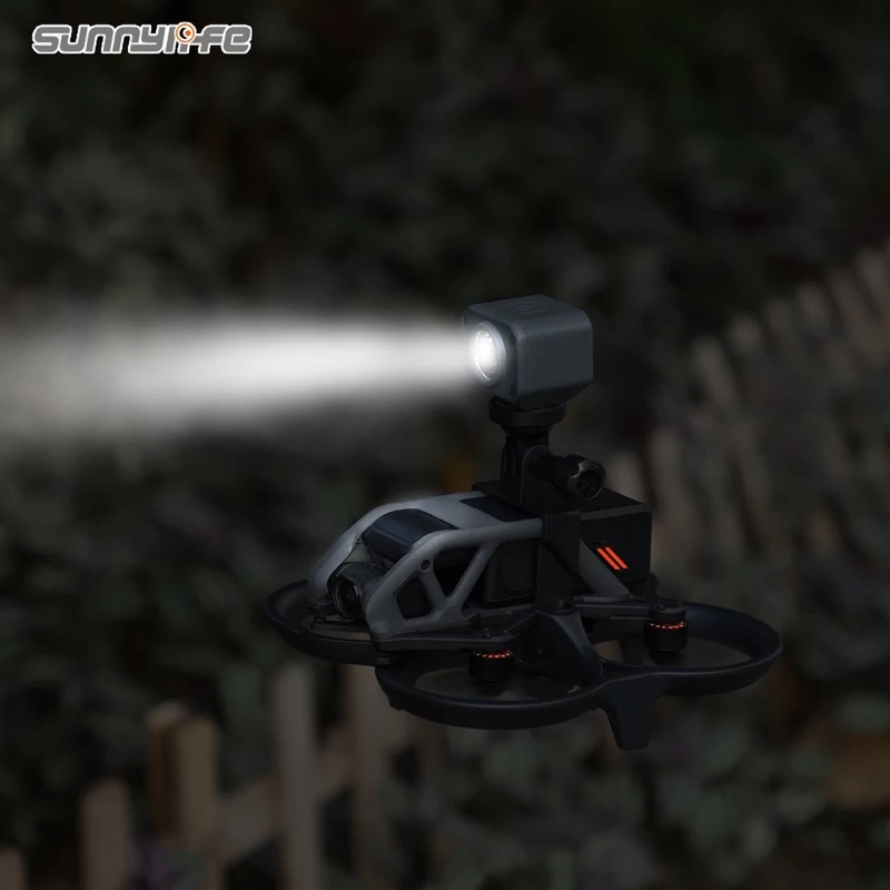 Sunnylife Sports Camera Holder Drone Light Bracket Lamp for DJI Avata for ACTION 2/ Insta360 GO3