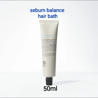 oway sebum balance hair bath 50ml.(travel size)แชมพูสูตรออแกนิกสำหรับหนังศรีษะมันและผมมัน