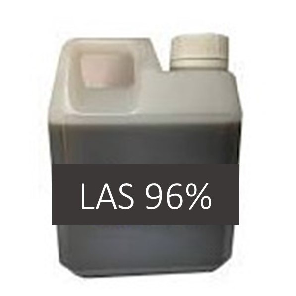 LAS 96% เป็นสารขจัดคราบมีประสิทธิภาพการทำความสะอาดสูงปลอดภัยต่อสิ่งแวดล้อม เป็นสารตั้งต้นทำผลิตภัณฑ์น้ำยาซักผ้า อื่่นๆ