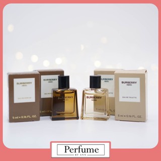 BURBERRY Hero EDT : EDP 5 ml ขนาดพกพา หัวแต้ม (ของแท้ 100%) : น้ำหอม เบอเบอร์รี่ ฮีโร่