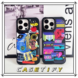 Casetify เคสป้องกันโทรศัพท์มือถือ แบบนิ่ม ลายเอเลี่ยน สําหรับ Iphone 14ProMax 12Pro XS 11 12Promax 13Promax 11 12 13