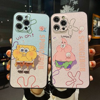 เคส OPPO A17 A17K A16 A16K A15 A15S A12 A9 A7 A5 A5S A3S A1K A96 A95 A94 A93 A92 A83 A78 A76 A74 A71 A52 A37 A37f A31 4G 5G OPPOA17 OPPOA16 OPPOA15 OPPOA5 OPPOA3S 2020 2021 2022 Rectangle Frame Spongebob Soft Case