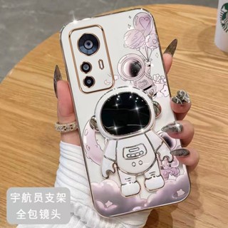 เคสโทรศัพท์มือถือ ขอบตรง ลายนักบินอวกาศ พร้อมขาตั้ง สําหรับ Xiaomi 9T Xiaomi 9T PRO Xiaomi 10T Xiaomi 10T PRO Xiaomi 5X A1 Xiaomi 6X A2