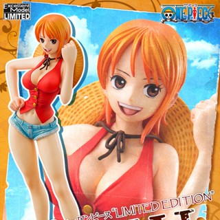 Nami Mugiwara ของแท้ JP แมวทอง - POP Limited Edition Megahouse [โมเดลวันพีช]