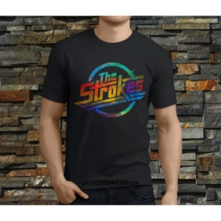 เสื้อยืดผ้าฝ้ายพิมพ์ลายขายดี Yuanl5 [พร้อมส่ง] เสื้อยืดแขนสั้น พิมพ์ลาย The Strokes Rock พลัสไซซ์ ของขวัญวันเกิด สําหรับ