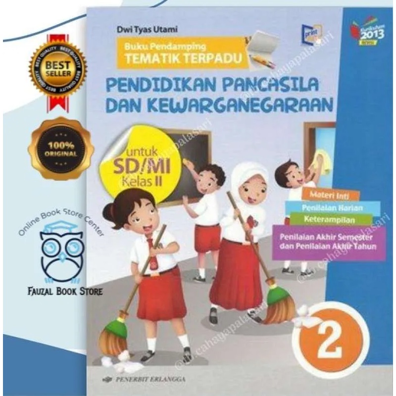 Erlangga-BK INTEGRATED THEMATIC COMPANION PPKN JL.2/K13N