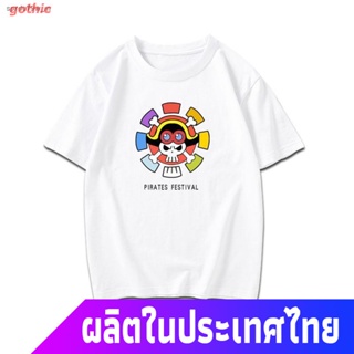 gothic เสื้อยืดลำลอง Anime T-shirtเสื้อยืดอนิเมะการ์ตูนฤดูร้อน อุปกรณ์ต่อพ่วงการ์ตูน One Piece One Piece 20th Anniv_48