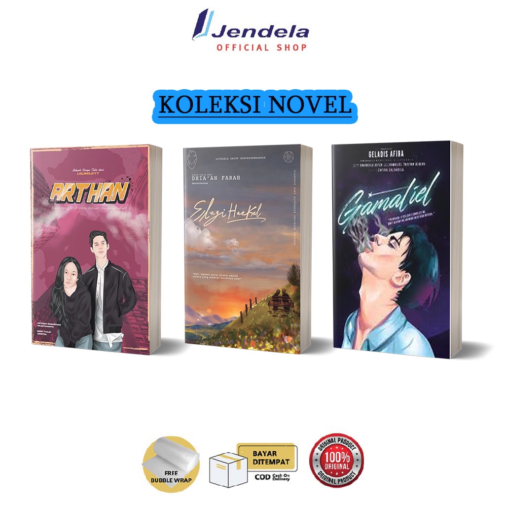 Wattpad Teenlit Elegant Haikal Arthan Gamaliel Novel Book
