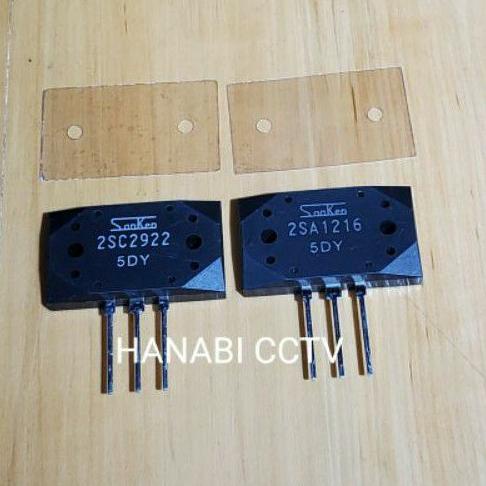 พลังมากที่สุด✌️>>> ทรานซิสเตอร์ 2SA1216 2SC2922 5DY 1216 2922 SA1216 SC2922 SANKEN JAPAN ORIGINAL