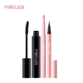 Pinkflash ชุดเครื่องสําอาง ดินสอเขียนคิ้ว มาสคาร่า อายไลเนอร์ กันน้ํา ทนทาน 3 ชิ้น