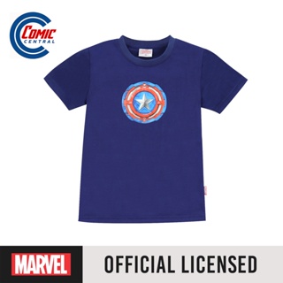 Marvel Avengers Boys Shield Badge Graphic T-Shirt_03