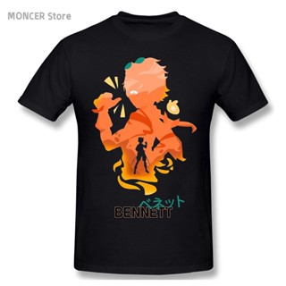 Fashion Clearance Sale Birthday Gift Gym Genshin Impact Bennett Anime Game T Shirt_05