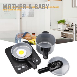 Mother &amp; Baby 24PCS เด็กเล่นบทบาทของเล่นครัวพลาสติกชุดของเล่นทำอาหารบนโต๊ะอาหาร