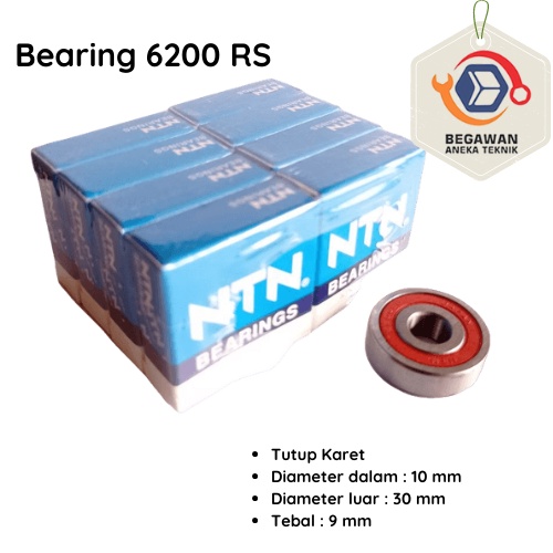 แบริ่ง 6200 2RS NTN*