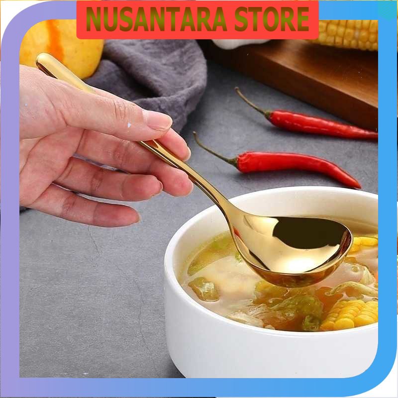 NUSANTA STORE - ช้อนซุปสแตนเลส Moitakiy - F82