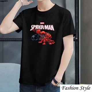 XS-8XL,new in stock,Fashion Men/Women Short sleeve Roung neck Marvel Spiderman T-shirt 3 Colors Black &amp; White &amp; Gra_03