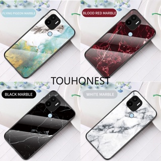 เคส Xiaomi Redmi Note 11T Pro Plus เคส Redmi 10 เคส Redmi K40S เคส Redmi K50 Ultra Case Redmi A1 Plus Luxury Marble Grain Hard Tempered Glass Protective Back Cover Phone Case หรูหรา ลายหินอ่อน กระจกนิรภัย แบบแข็ง ป้องกันด้านหลัง เคสโทรศัพท์