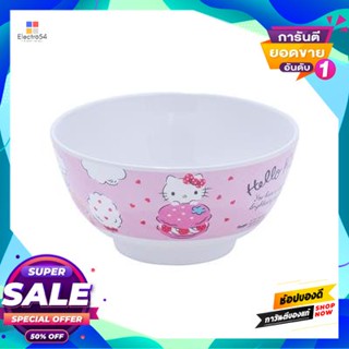 Bowl ชามแกงเมลามีน คิตตี้ มายเดย์ Superware รุ่น B61060 สีขาว - ชมพูmelamine Bowl Kitty My Day Superware Model B61060 Wh