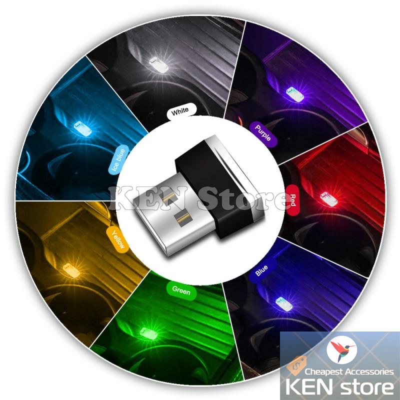 ไฟ led USB สําหรับตกแต่งภายในรถ mini 1smd 2835