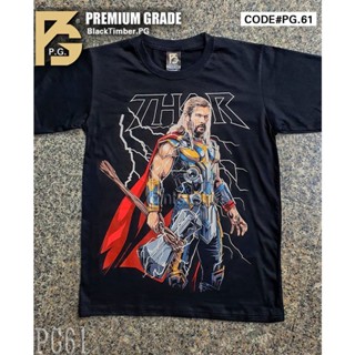 PG 61 Thor Love and Thunder เสื้อยืด หนัง นักร้อง เสื้อดำ สกรีนลาย ผ้านุ่ม PG T SHIRT S M L XL XXL